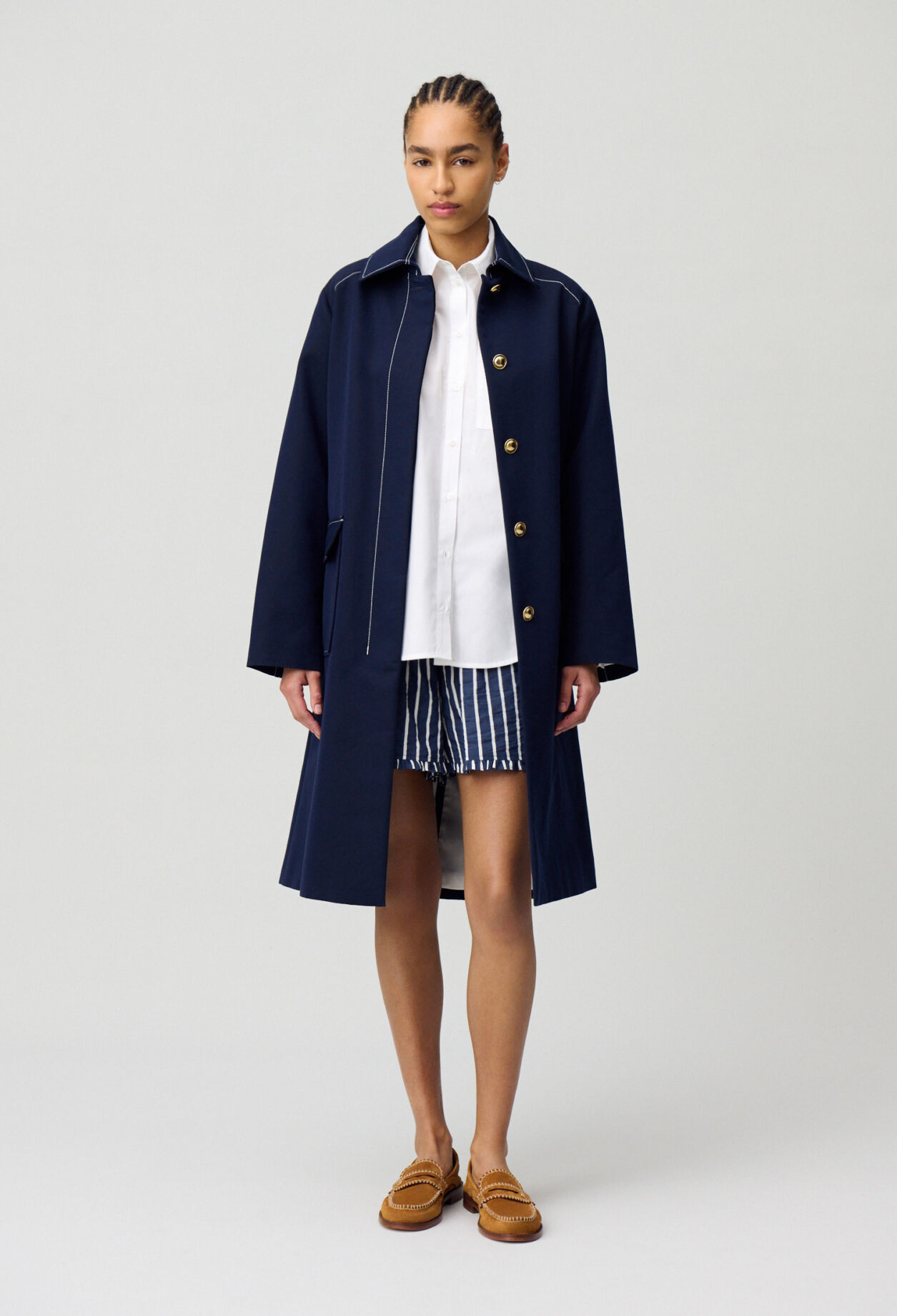 Belted mid-length trench 8 Belted mid-length trench