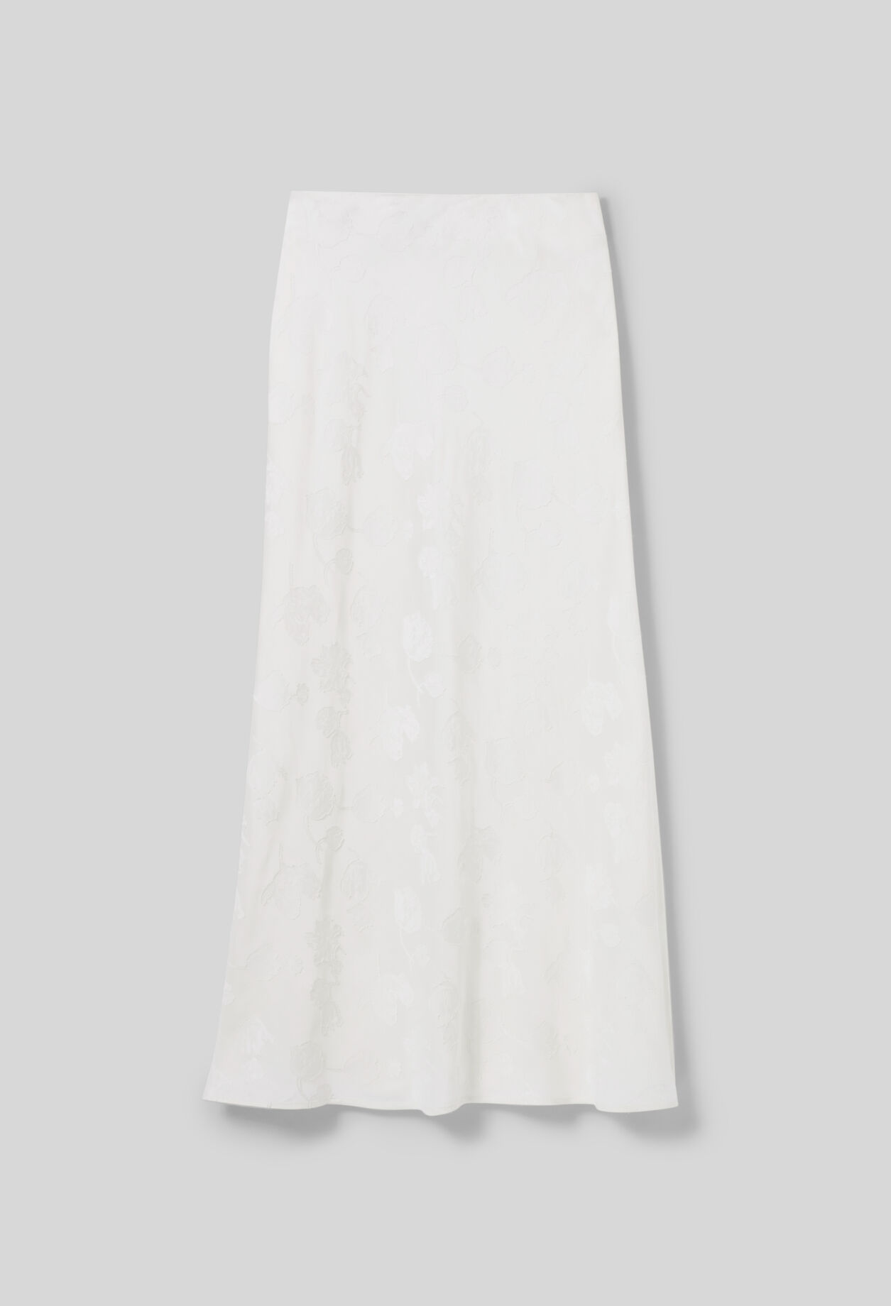 Mid-length flowy satin skirt 7 Mid-length flowy satin skirt