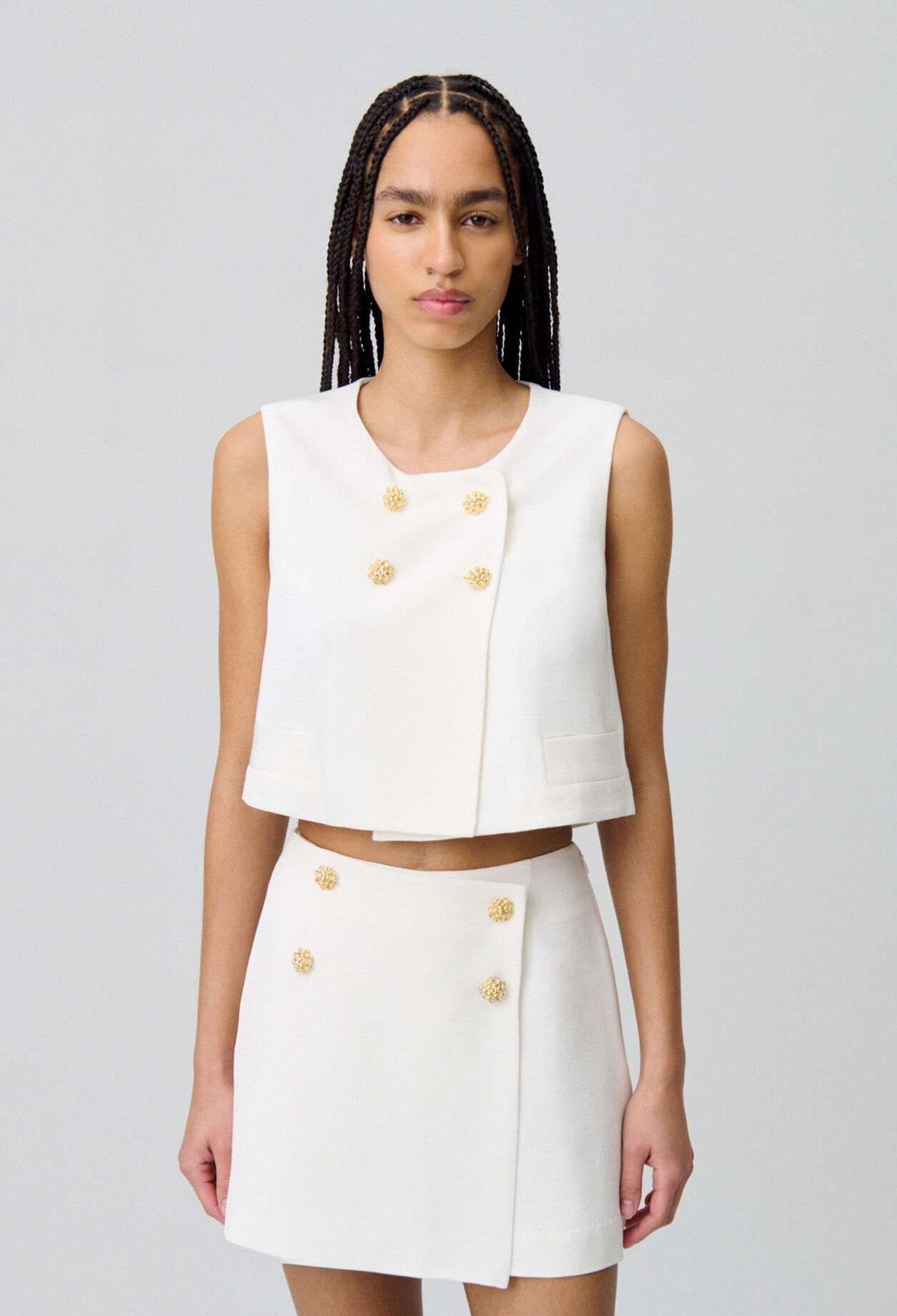 Sleeveless Top Blazer 4 Sleeveless Top Blazer