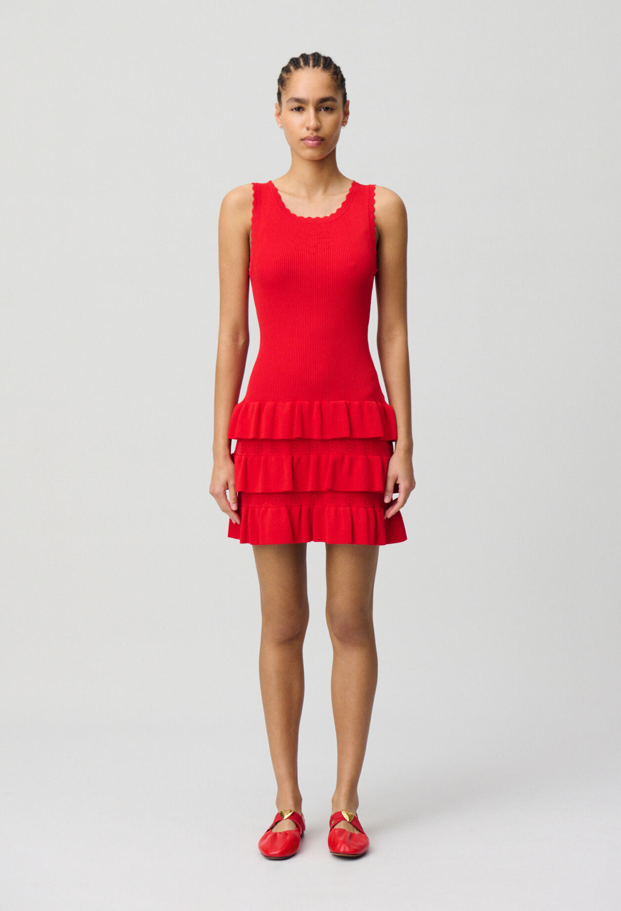 Ruffled knit dress 9 Ruffled knit dress