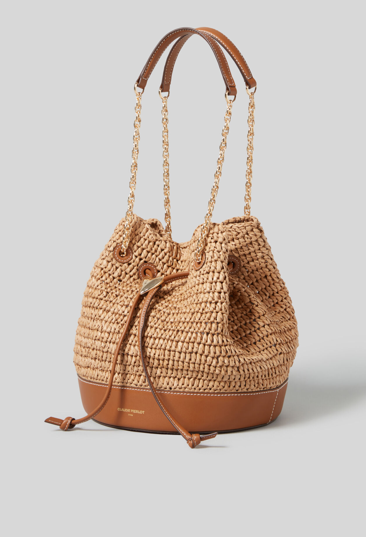 Woven Basket Bucket Bag 3 Woven Basket Bucket Bag