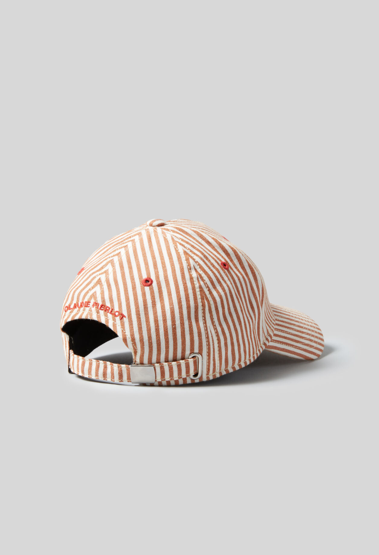 Striped Monogram Cap CP 7 Striped Monogram Cap CP