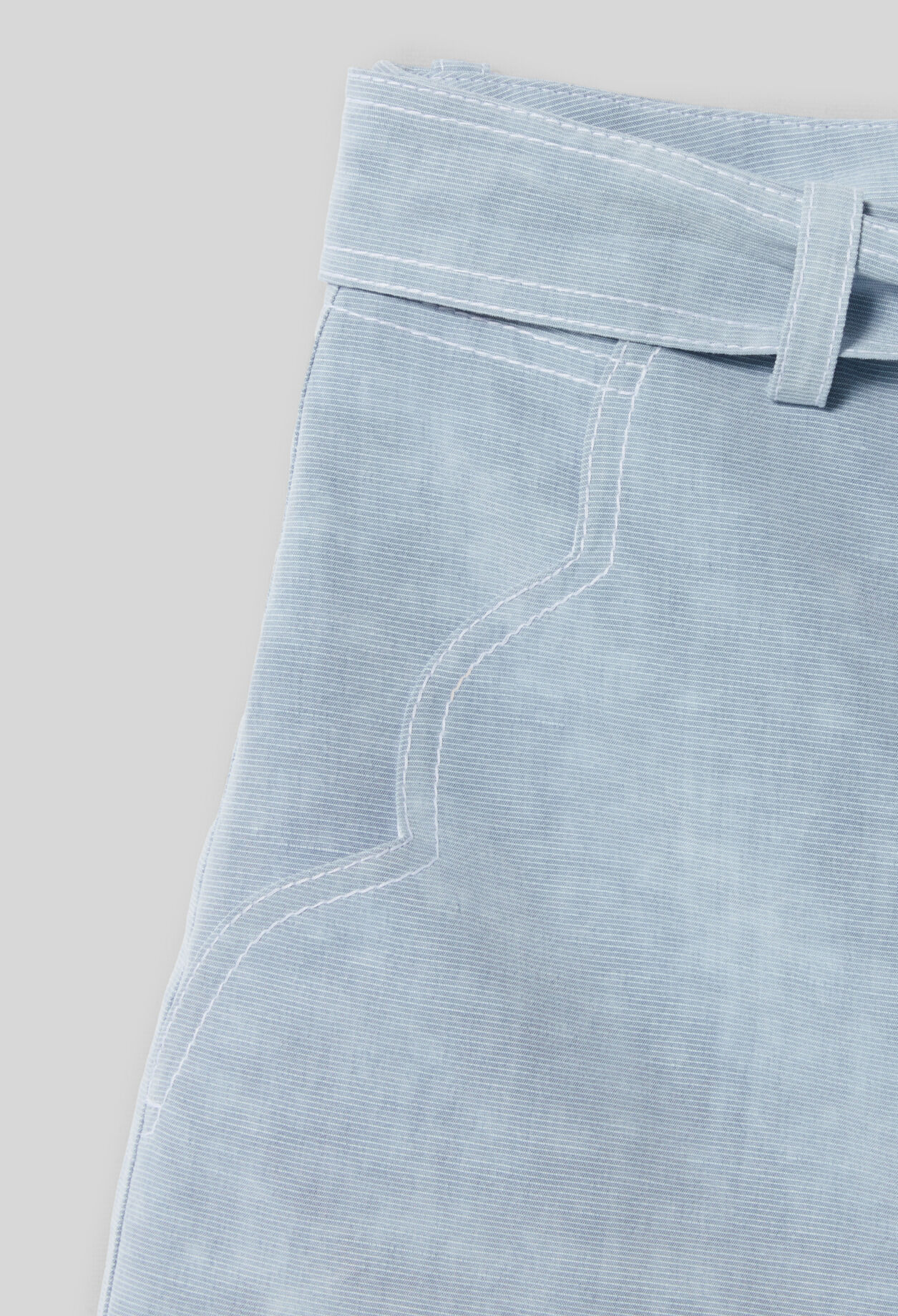 Belted Denim Shorts 6 Belted Denim Shorts