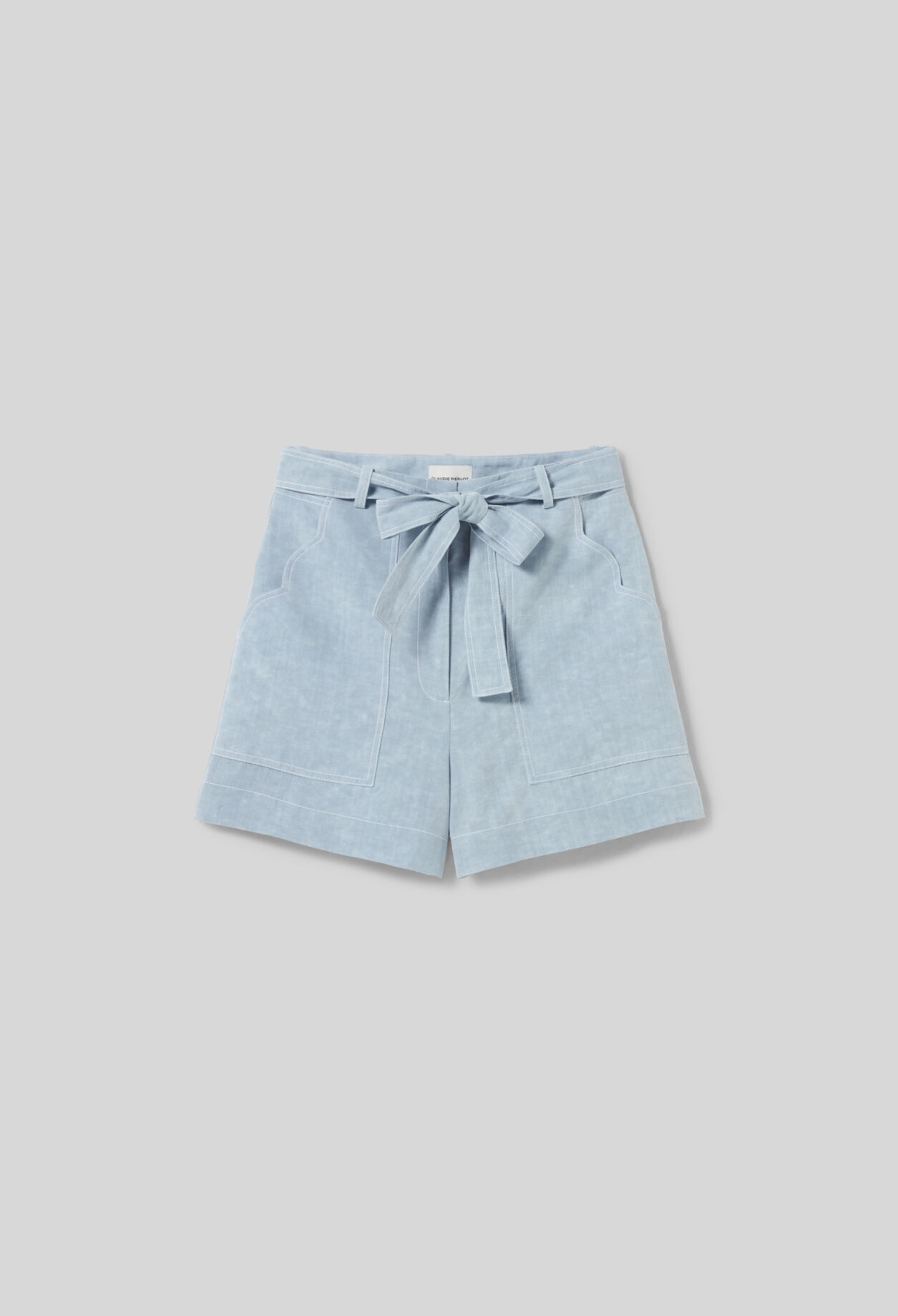 Belted Denim Shorts 7 Belted Denim Shorts