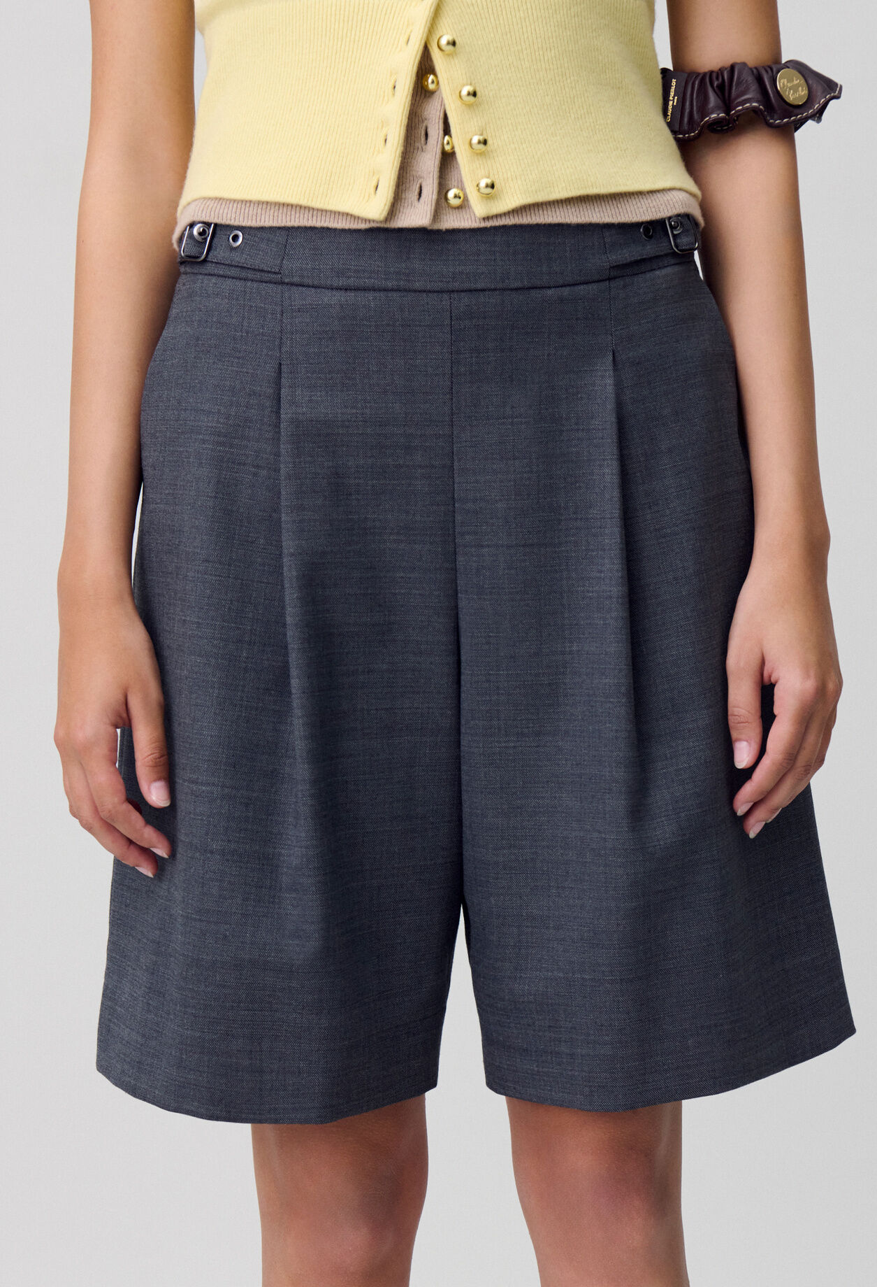 Pleated Bermuda Shorts 4 Pleated Bermuda Shorts