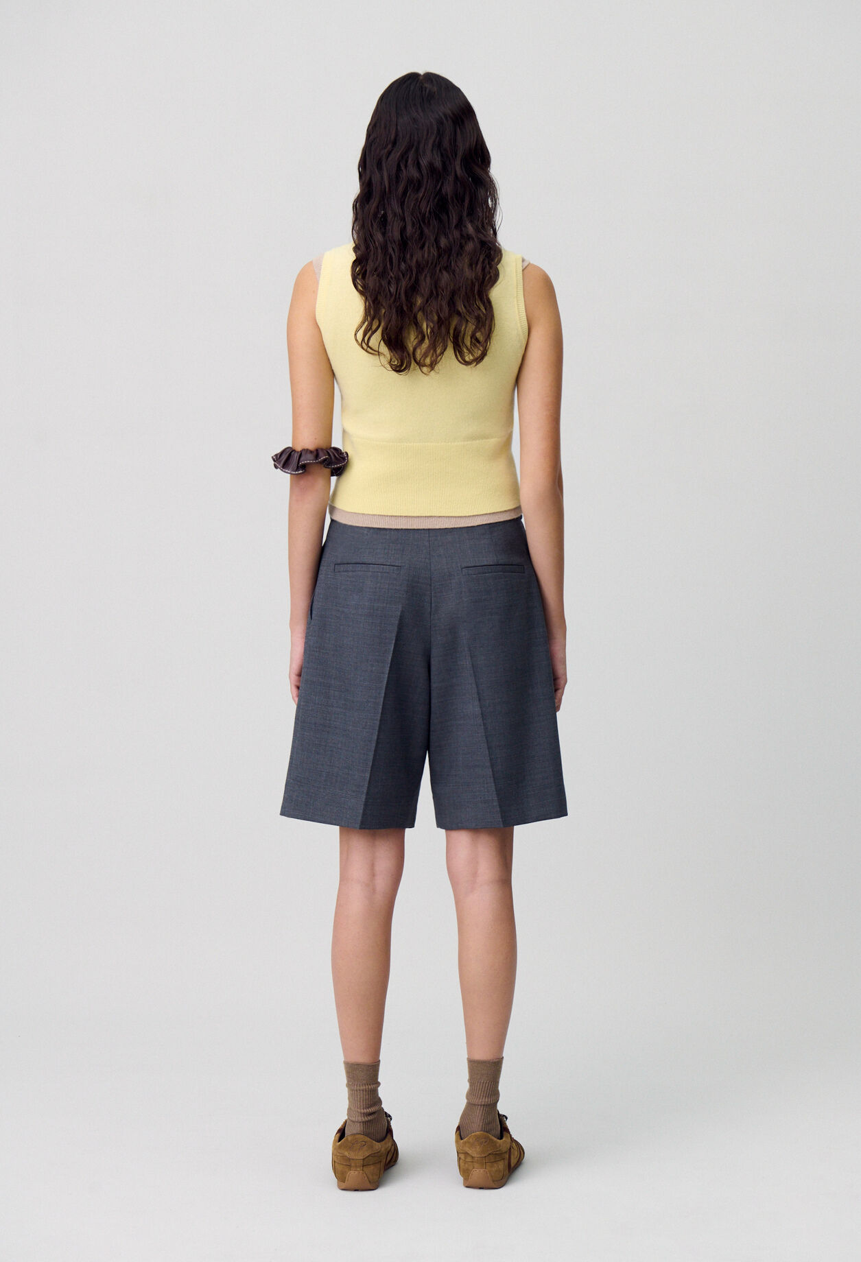 Pleated Bermuda Shorts 5 Pleated Bermuda Shorts