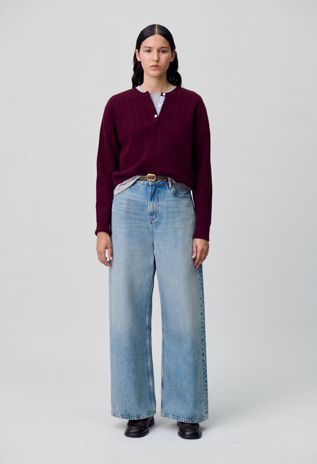 Henley Knit Sweater 8 Henley Knit Sweater