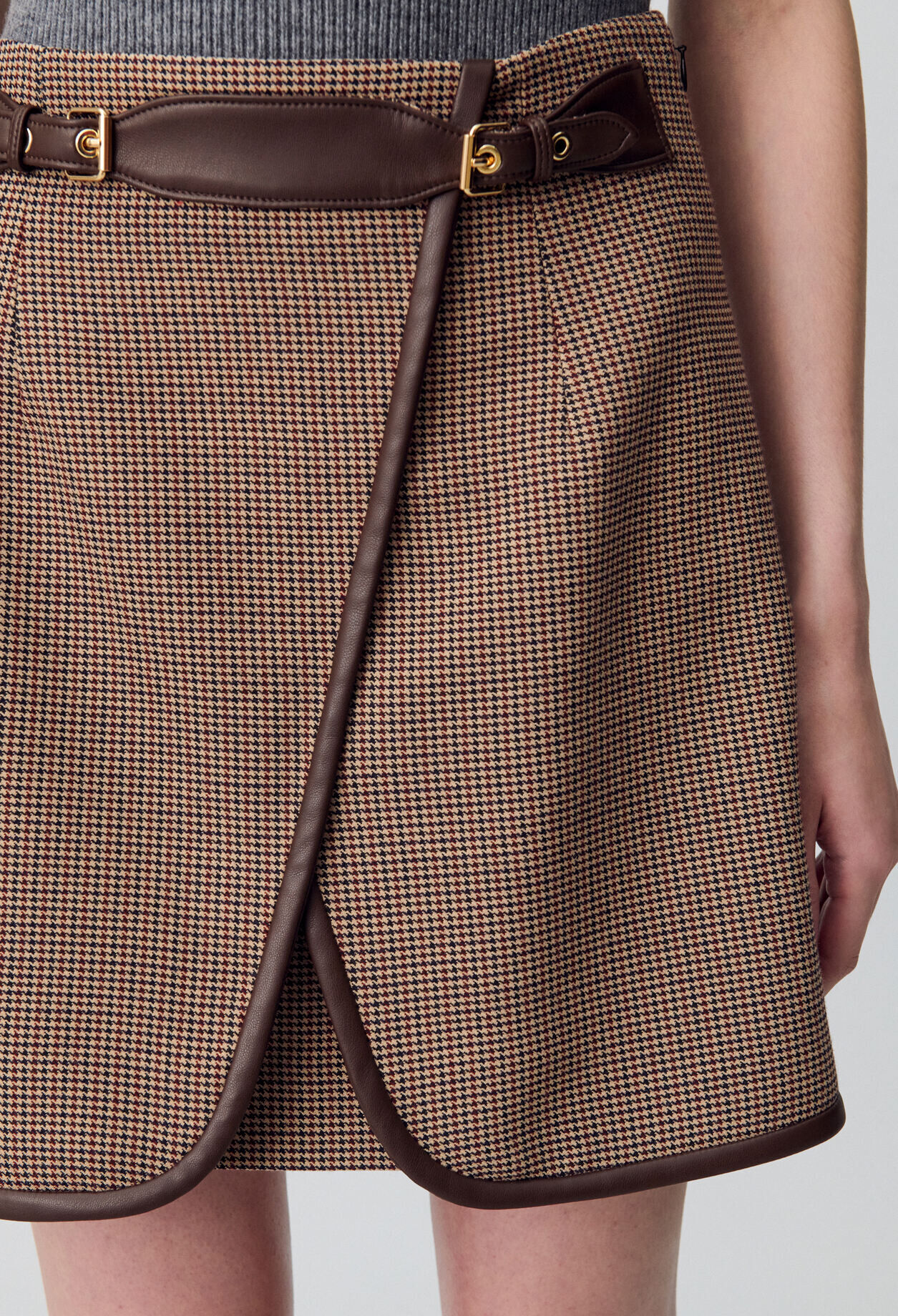 Houndstooth Mini Skirt 4 Houndstooth Mini Skirt