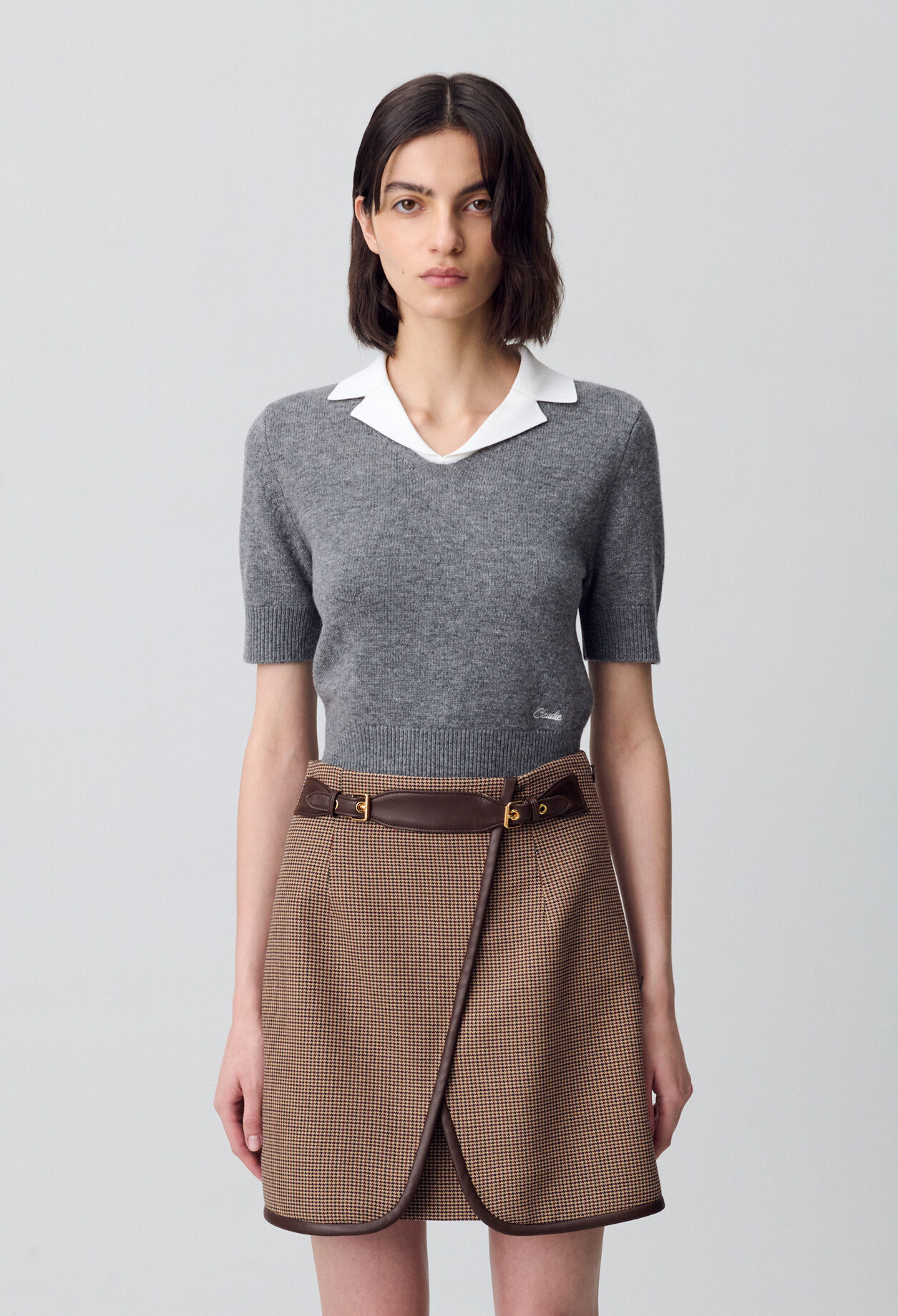 Houndstooth Mini Skirt 5 Houndstooth Mini Skirt