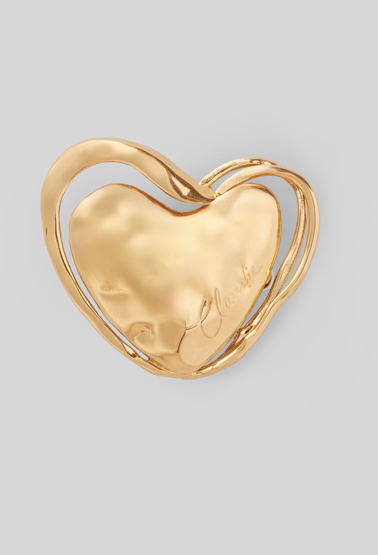 Golden Heart Brooch 5 Golden Heart Brooch