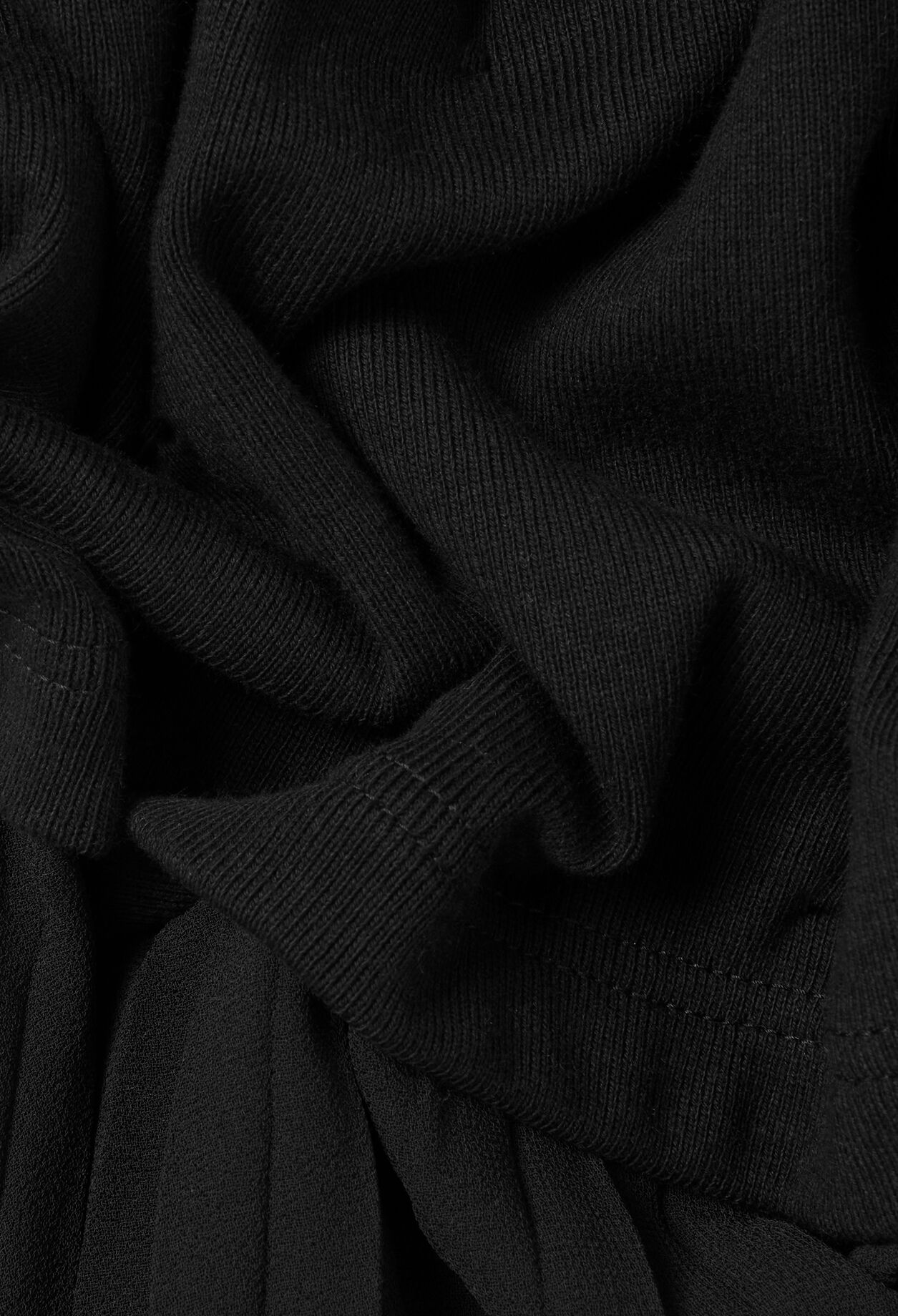 Twist black bi-material midi dress 6 Twist black bi-material midi dress