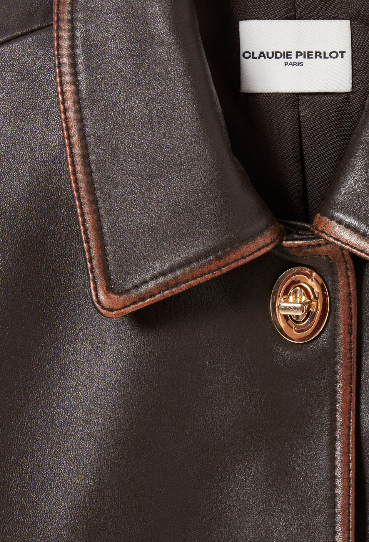 Cropped Vintage Leather Jacket 6 Cropped Vintage Leather Jacket