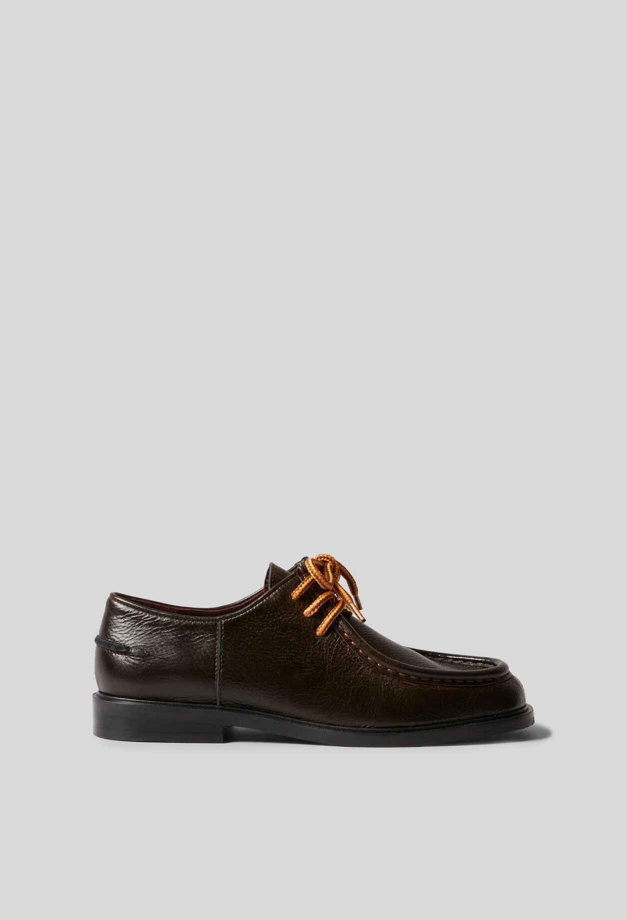 Grained Leather Derby Shoes