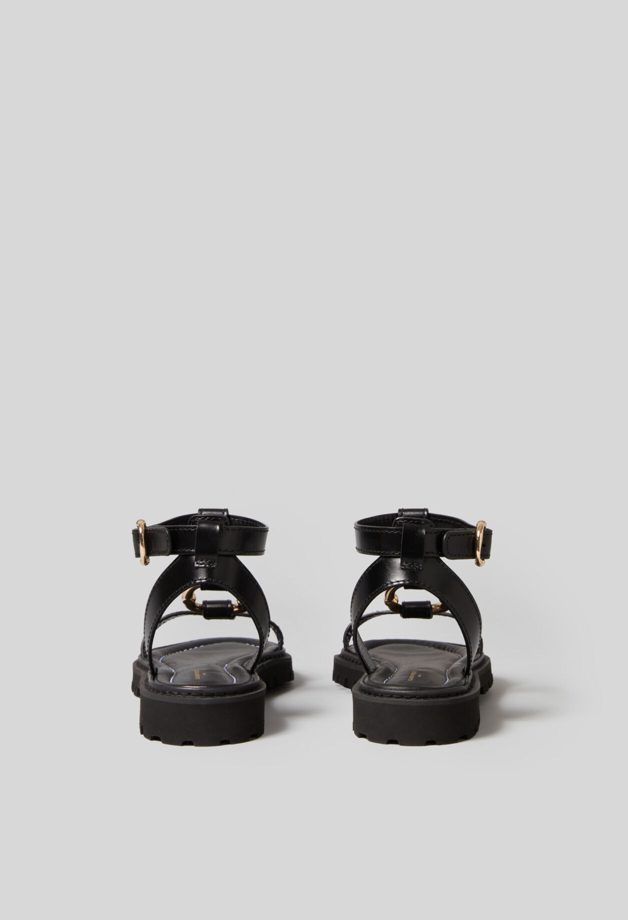 Leather sandals gold ring 6 Leather sandals gold ring