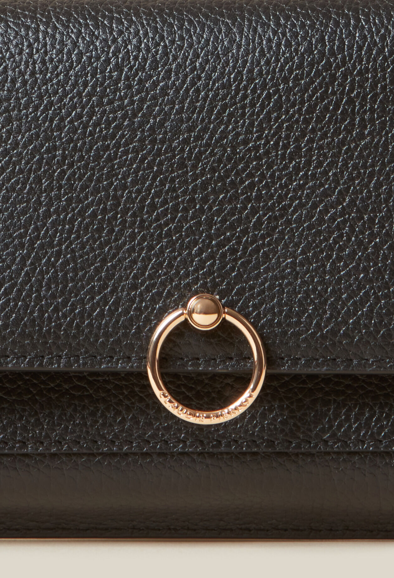 Large grained leather clutch 4 Large grained leather clutch