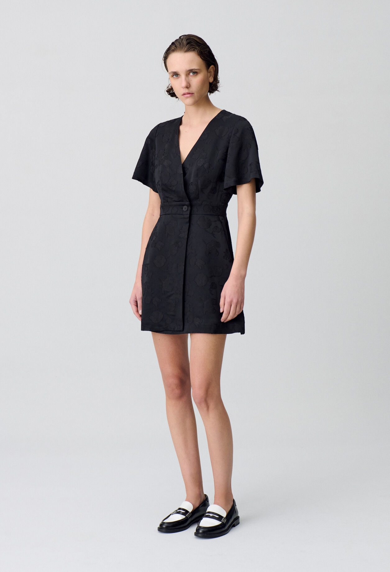 Wrap-Style Mini Dress 3 Wrap-Style Mini Dress