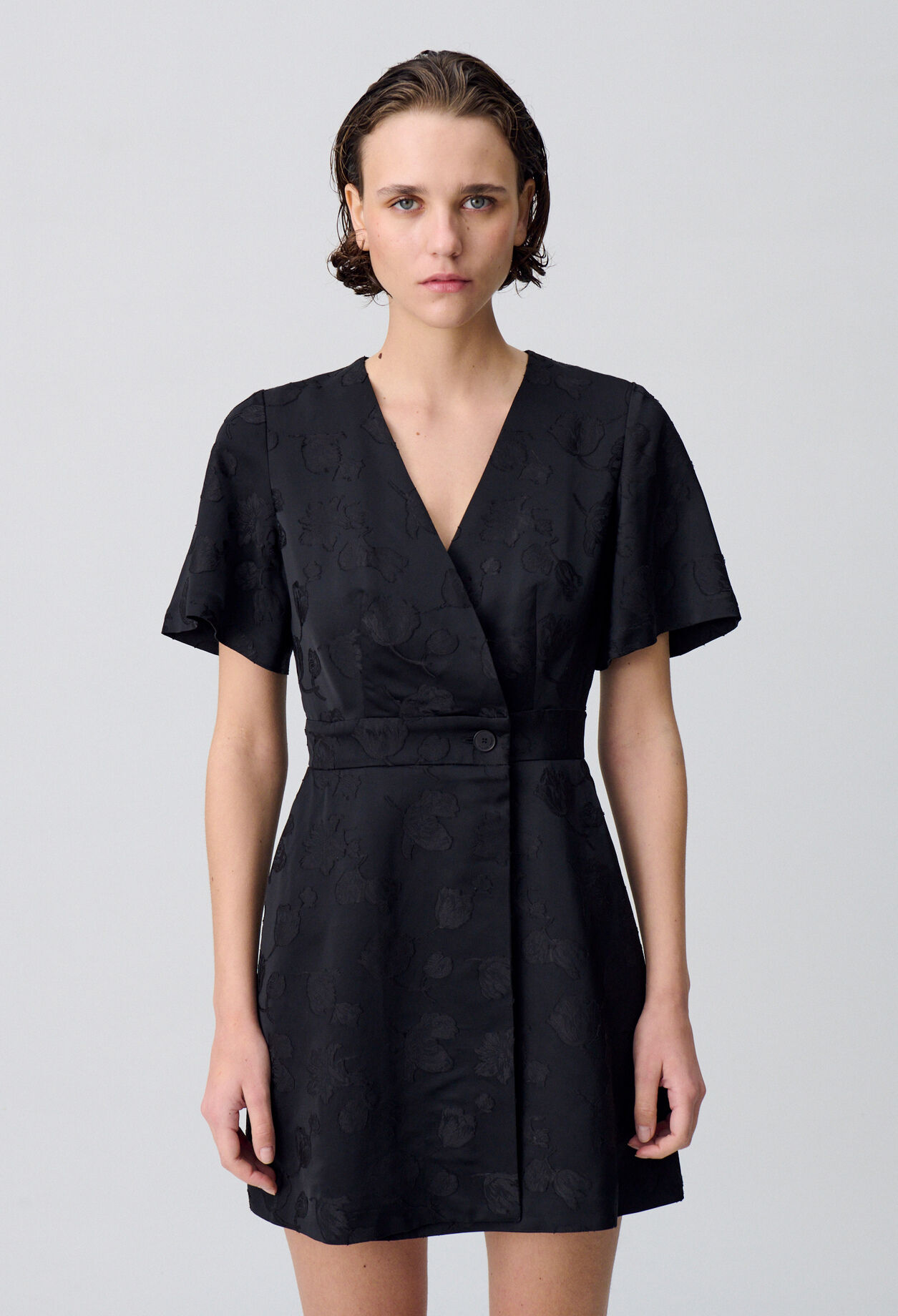 Wrap-Style Mini Dress 4 Wrap-Style Mini Dress