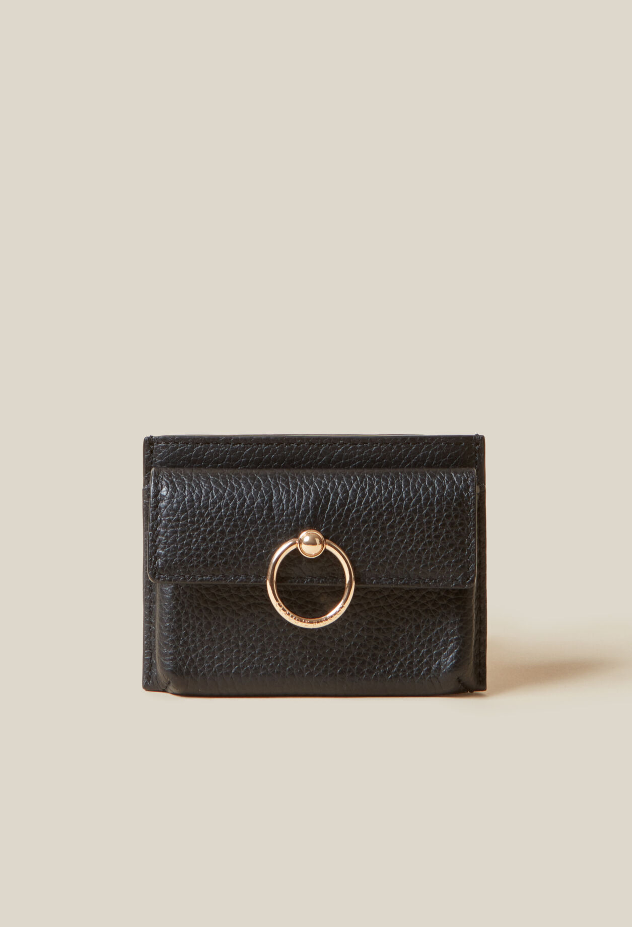 Grained Leather Anouck Card Holder