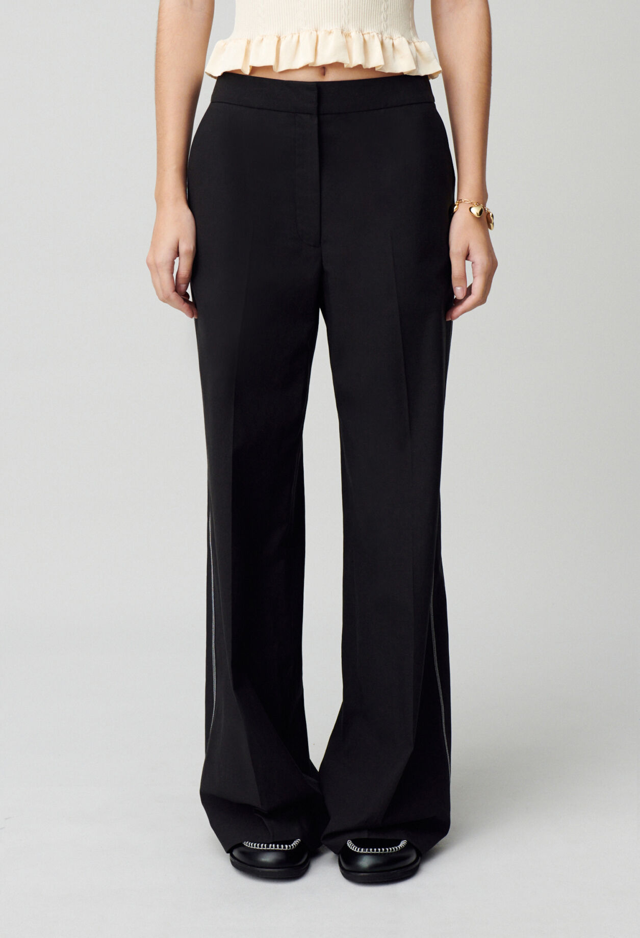 Wide-leg straight trousers 4 Wide-leg straight trousers